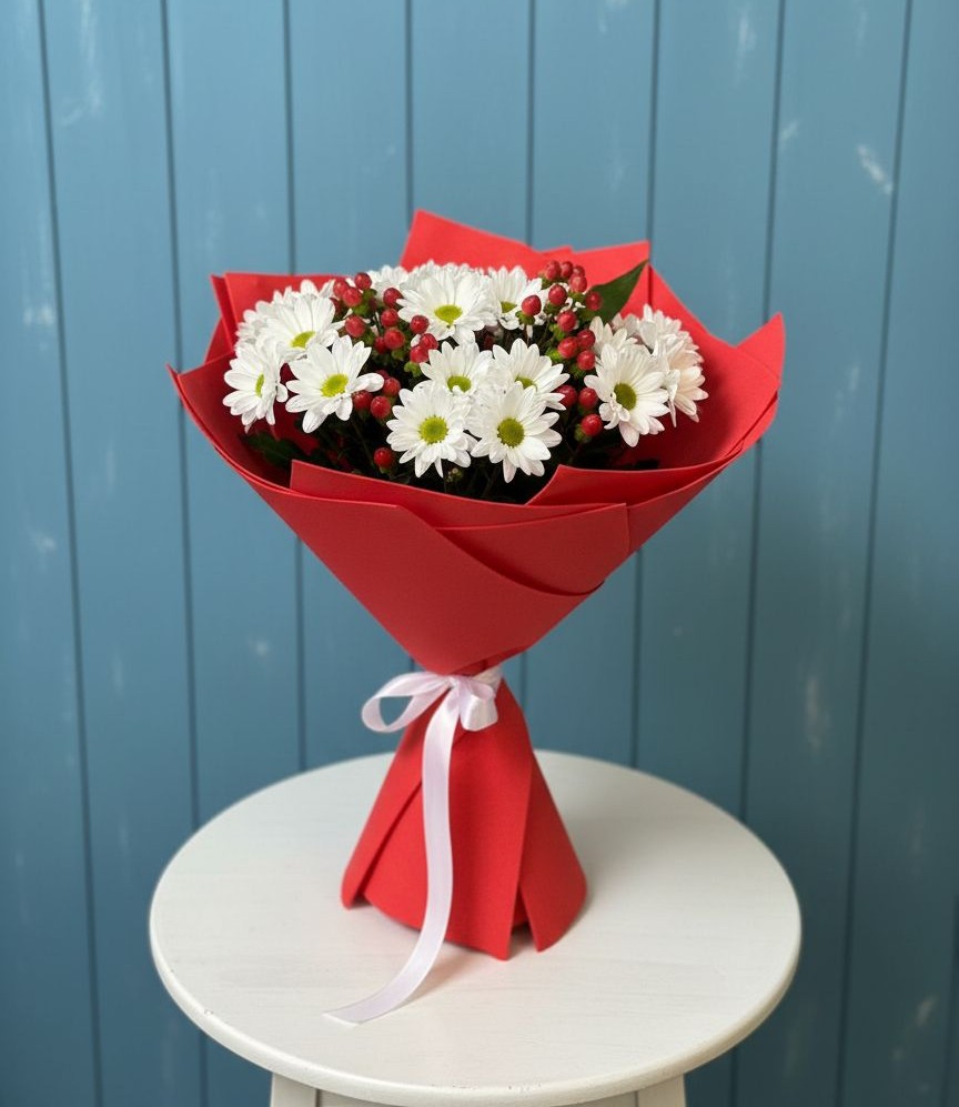 Букет цветов из: Хризантемы в Усть-Кан