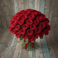 Букет 55 Красных роз Фридом #REPLACE_PRED# Усть-Кан