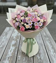 Букет цветов из:  Розы и Хризантемы в Усть-Кан