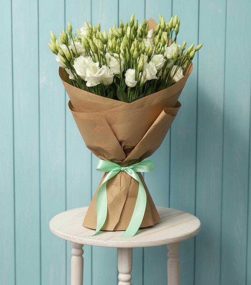 Букет цветов из: Лизиантусы в Усть-Кан