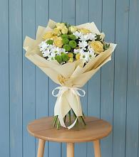 Букет цветов из:  Хризантемы и Розы в Усть-Кан