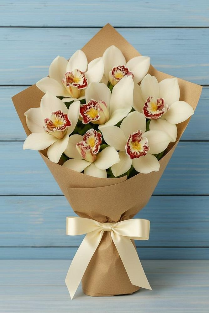 Букет цветов из: Орхидеи и Розы в Усть-Кан