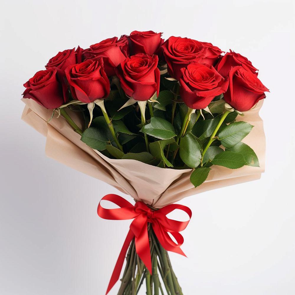 Букет 11 Красных роз Эдлесс Лав в Усть-Кан