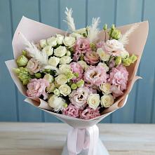 Букет цветов из:  Альстромерии и Розы #REPLACE_PRED# Усть-Кан